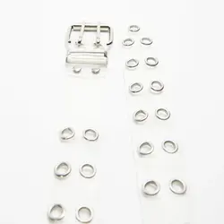 کمربند دو پانچ شفاف شیشه ای