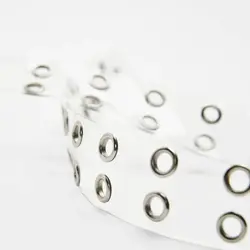 کمربند دو پانچ شفاف شیشه ای