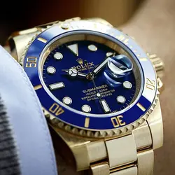 قیمت ساعت رولکس ساب مارینر Rolex Submariner - خرید ساعت رولکس ساب مارینر طلایی آبی