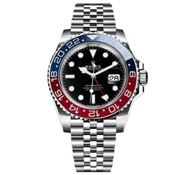 قیمت ساعت مچی رولکس جی ام تی مستر صفحه مشکی ROLEX Gmt-Master II-Pepsi و خرید ساعت رولکس پپسی