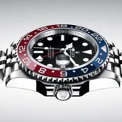 قیمت ساعت مچی رولکس جی ام تی مستر صفحه مشکی ROLEX Gmt-Master II-Pepsi و خرید ساعت رولکس پپسی