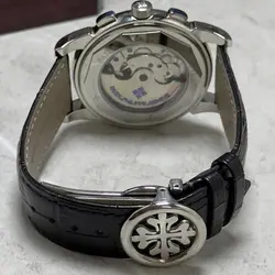 خرید و قیمت ساعت پتک فیلیپ صفحه سبز بند چرمی Patek Philippe Inmobiliaria MBM