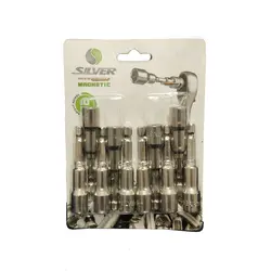 بکس مگنتیک 8 میلی متر سیلور GTNS8*65 بسته 10 عددی - فروشگاه اینترنتی ابزار و یراق طاها