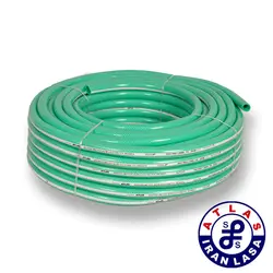 شیلنگ دو لایه نخدار سبز اطلس