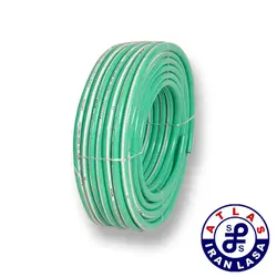 شیلنگ دو لایه نخدار سبز اطلس