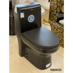 توالت فرنگی لوکس مشکی مات مدل MB8030