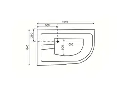 جکوزی badab باداب مدل BA-102 سایز 164*84*60