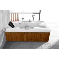 جکوزی سنی پلاستیک مدل ایده آل ترمو وود (سایز 85*167)