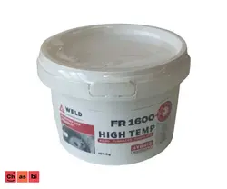 چسب نسوز سرامیکی 1600 درجه WELD کد FR1600+