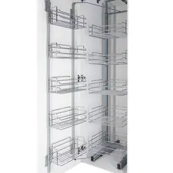 سبد سوپر یخچالی ایستاده توکار یونیت (40-35) - میله متال
