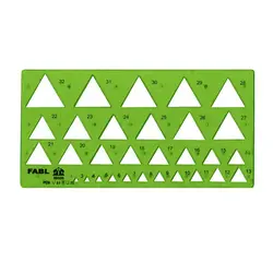 شابلون مثلث