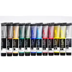 ست اکریلیک پرسیس آرت 12 رنگ