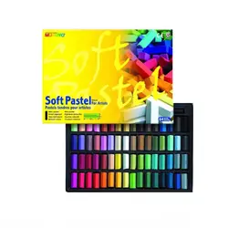 پاستل گچی مانجیو 64 رنگ نیمه