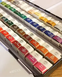 آبرنگ 48 قرص کوچک مانجیو