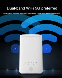 مودم روتر سیم کارتی 4G/5G از شرکت ZTE مدل ZLT X21 + فلش 32 گیگ هدیه