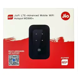 مودم جیبی سیم کارتی 3G/4G جی یو مدل WD680+ Jio پلمپ