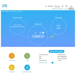 مودم فضای باز ZTE MC7010 4G/5G/TDLTE دست دوم