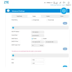 مودم فضای باز ZTE MC7010 4G/5G/TDLTE دست دوم