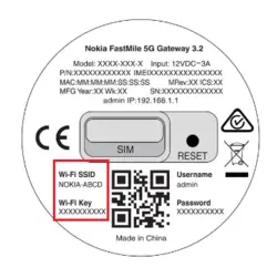 مودم 5G/TD-LTE نوکیا مدل NOKIA FastMile 5G Gateway 3.2 دست دوم