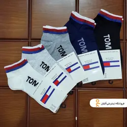 جوراب مچی مردانه مچ رنگی طرح Tommy