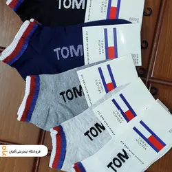 جوراب مچی مردانه مچ رنگی طرح Tommy