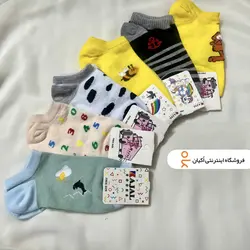جوراب بچگانه سایز دو ۳عددی‌مناسب دو تا سه سال | فروشگاه اینترنتی اکیان