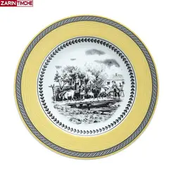 پیش دستی میوه خوری چینی زرین مدل ویلیج