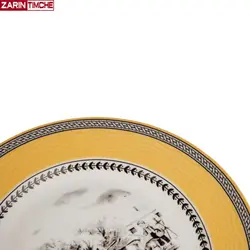 پیش دستی میوه خوری چینی زرین مدل ویلیج