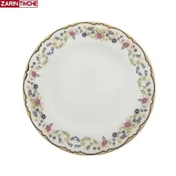پیش دستی میوه خوری چینی زرین مدل گلستان