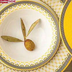 پیاله ماست خوری چینی زرین مدل ویلیج