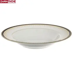 بشقاب خورشت خوری چینی زرین مدل خاطره