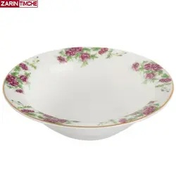 پیاله ماست خوری چینی زرین مدل بیدگل