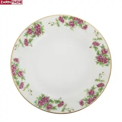 پیش دستی میوه خوری چینی زرین مدل بیدگل