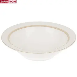 پیاله ماست خوری چینی زرین مدل هدیه طلایی