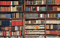 پوستر دیواری طرح کتابخانه کد 07643