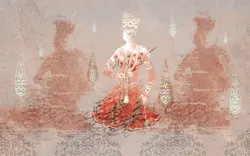 پوستر دیواری طرح خوشنویسی کد 2007