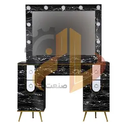ست آینه و کنسول آرایشگاهی سالن صنعت مدل تارادیس