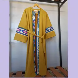 مانتو پاییزه یراق دوزی شده