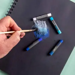 پاستل روغنی محلول در آب مونمارت – ۲۴ رنگ با جعبه فلزی – کد MMPT0027