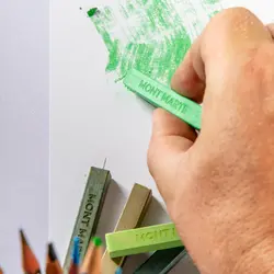 پاستل نرم مربع مونمارت - ۷۲ رنگ با جعبه فلزی - کد MMPT0031