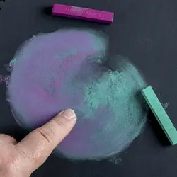 پاستل نرم مونمارت - ۲۴ رنگ با جعبه فلزی - کد MMPT0017