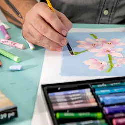 پاستل روغنی بسیار نرم مونمارت - طیف رنگهای طبیعی - ۳۹ رنگ - کد MMPT0050