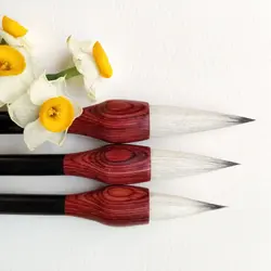 قلموی چینی گارلیک با موی بز در 3 شماره