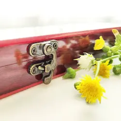 قلموی بزرگ موی بز با جعبه چوب مصنوعی