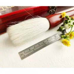 قلموی بزرگ موی بز با جعبه چوب مصنوعی