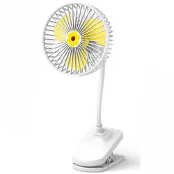 پنکه شارژی گیره ای Beijiaju BJJ808-1 رنگ سفید
