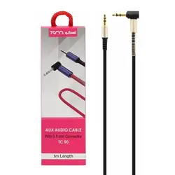 کابل AUX انتقال صدا 3.5 میلی متری تسکو مدل TC 90 طول 1 متر