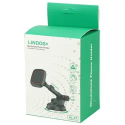 پایه نگهدارنده گوشی موبایل مگنتی Lindos Plus HL-01
