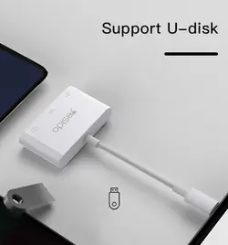 مبدل چندکاره OTG تایپسی یسیدو YESIDO GS17