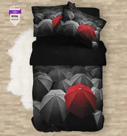 روتختی و ملحفه ( تک نفره ) طرح چتر کد KX-7068